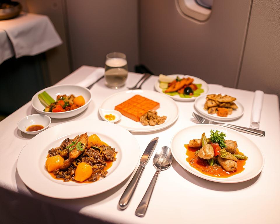 Turkish Airlines Business Class Catering