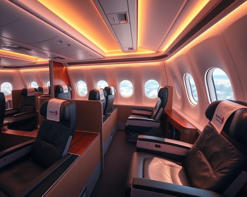 Turkish Airlines Business Class Sitze und Kabinenlayout