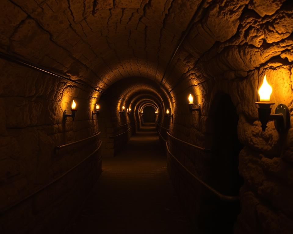 Unterirdische Tunnelsysteme Festungsanlage