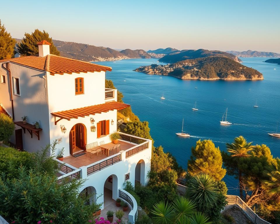Unterkunft in Parga mit Meerblick