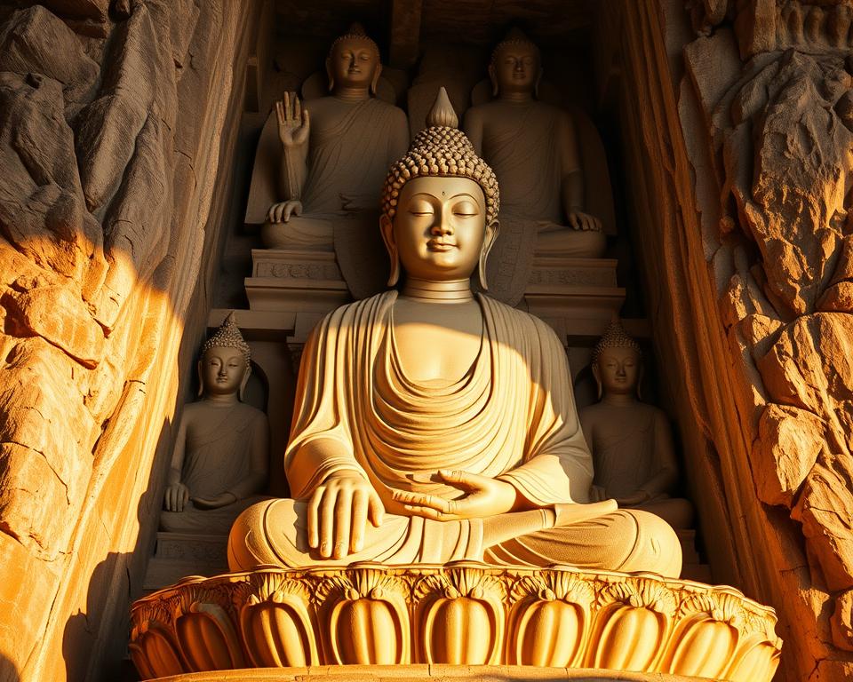 Vairocana-Buddha Statue in Longmen-Grotten