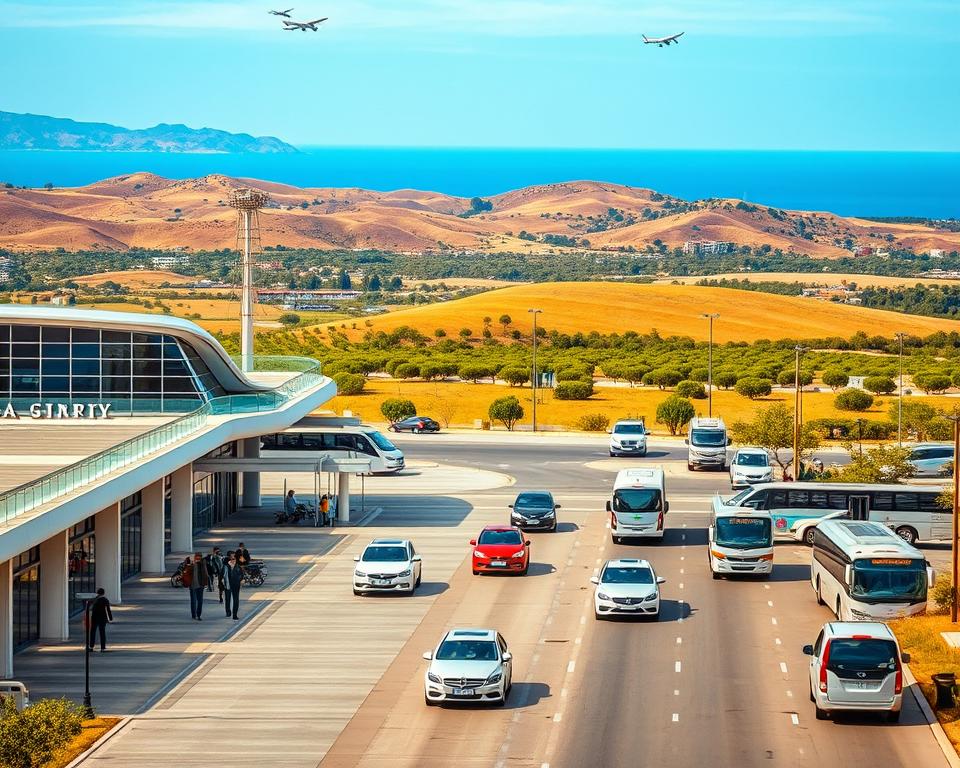 Verkehrsanbindungen Flughafen Chania