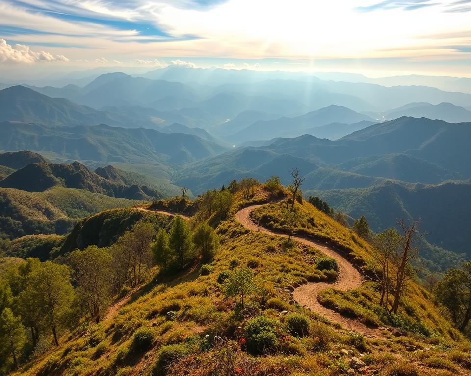 Wandern Phetchabun Berglandschaft