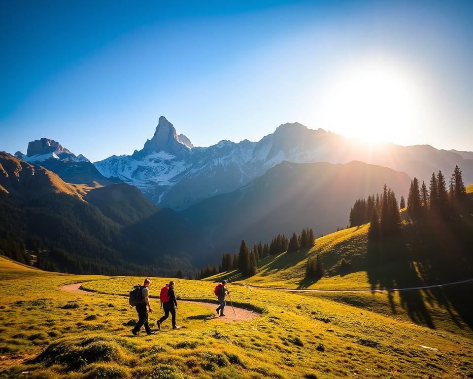 Wandern Wagrain Berglandschaft