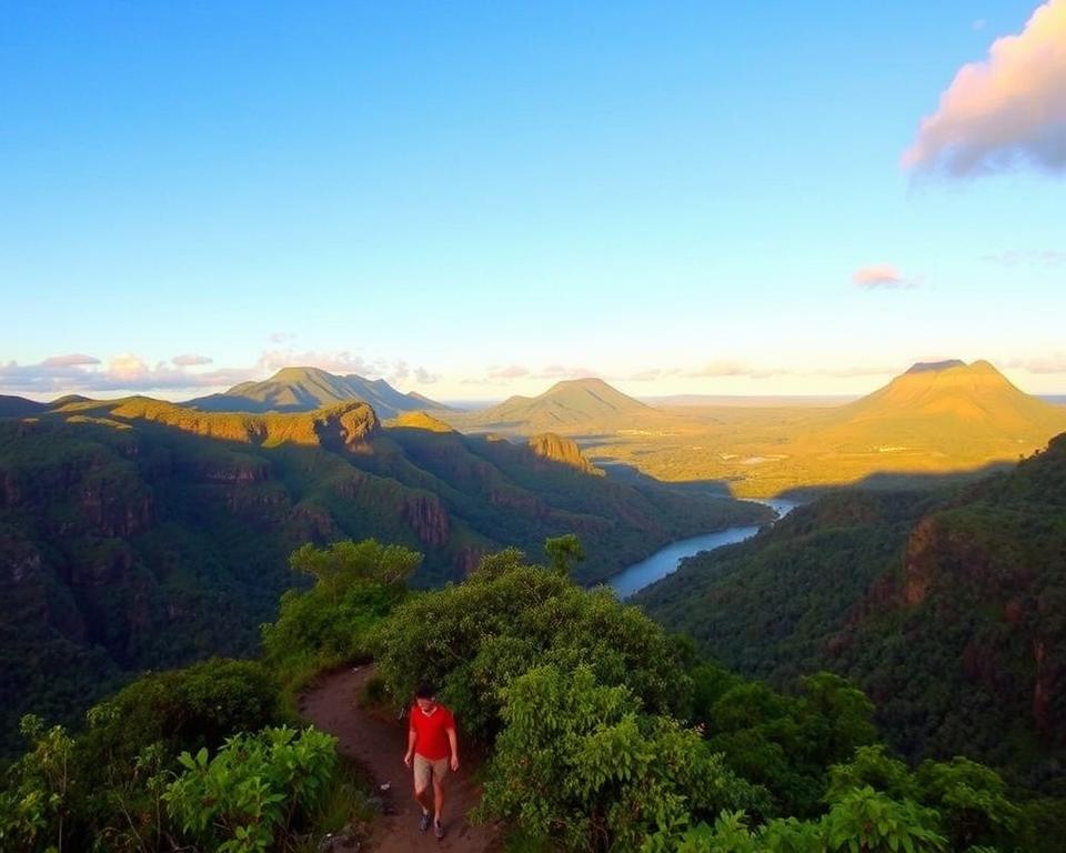 Wanderwege Black River Gorges Aussichtspunkte