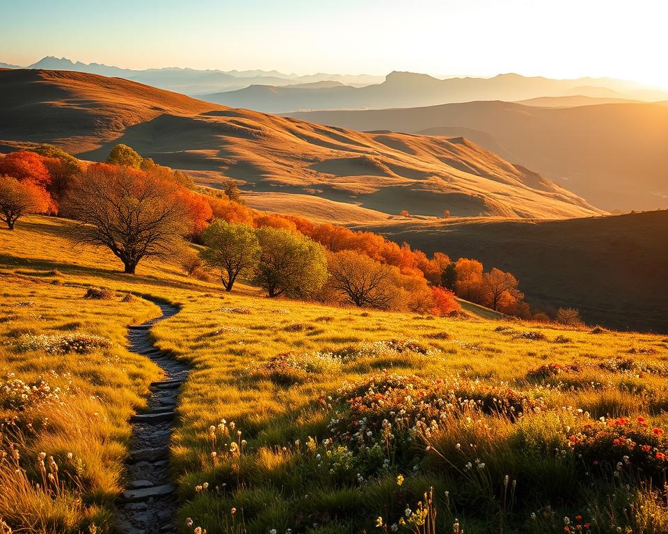 Wanderwege North York Moors Landschaft