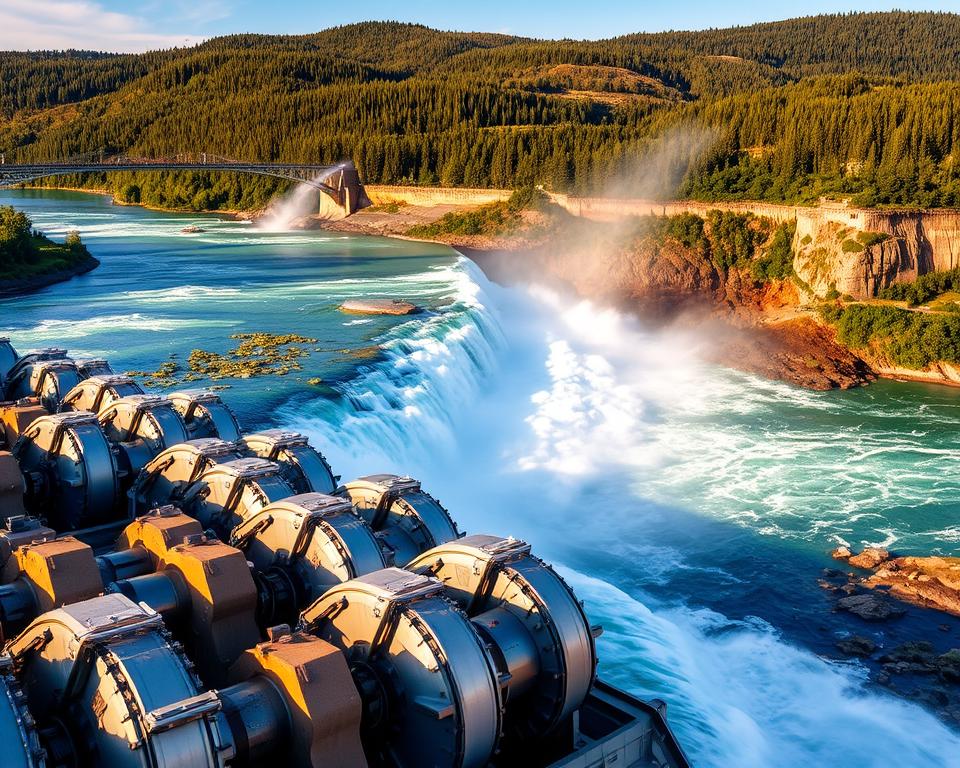 Wasserkraft Niagara Energiegewinnung