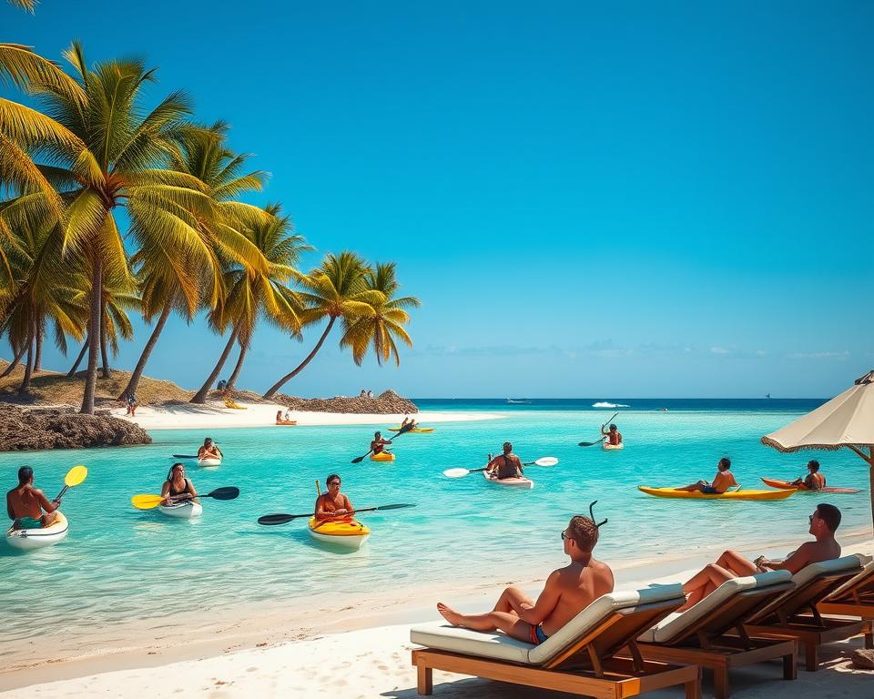 Wassersport Sansibar Strandaktivitäten