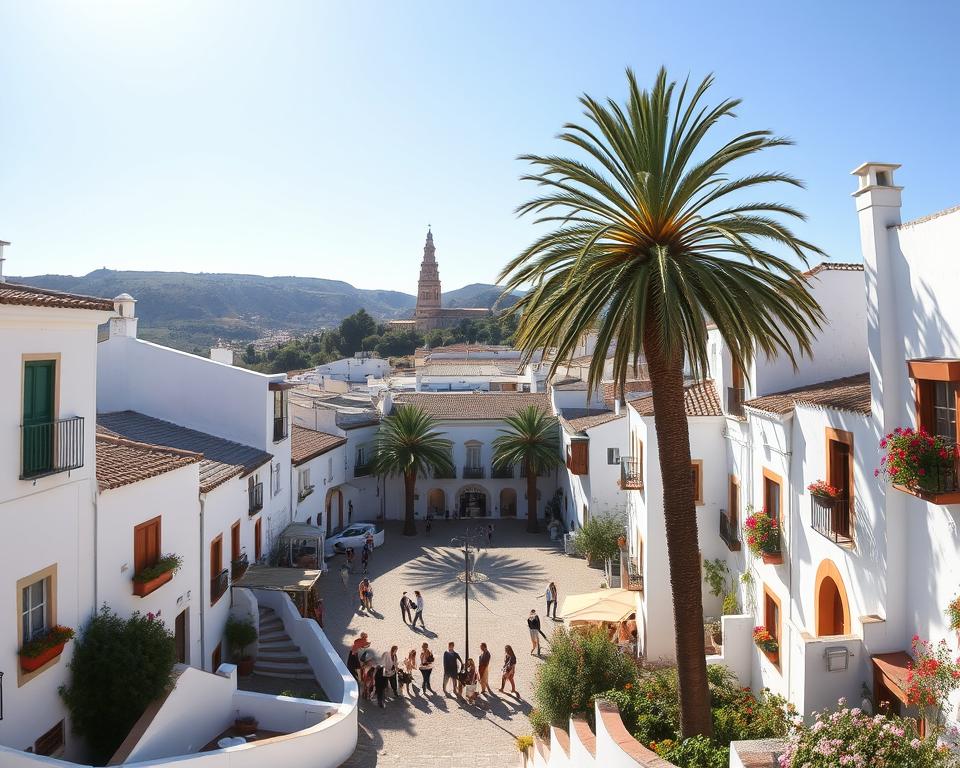 Weißer Dorf in Andalusien Reisezeit