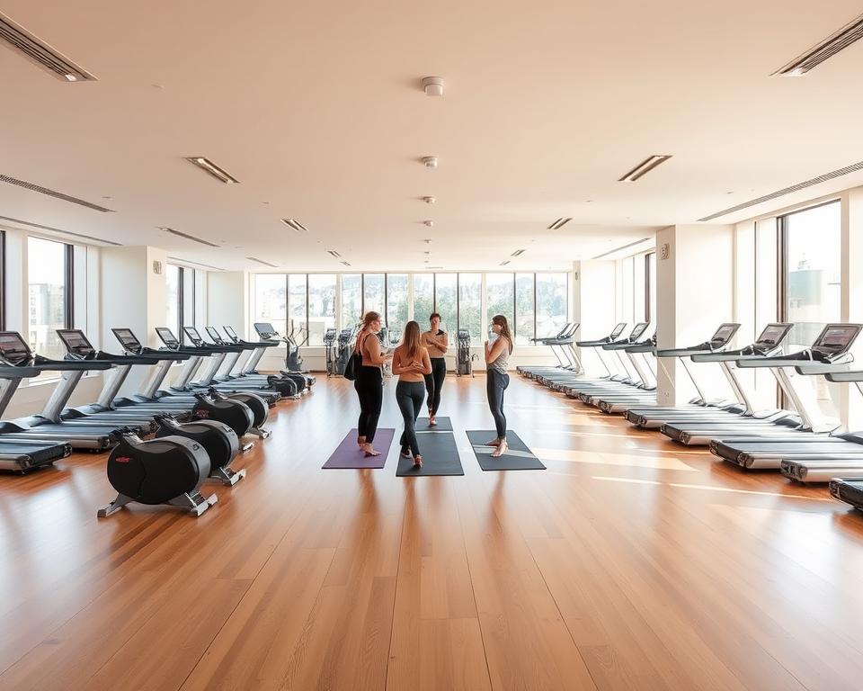 Wellnesshotel Hamburg Fitness Bereich
