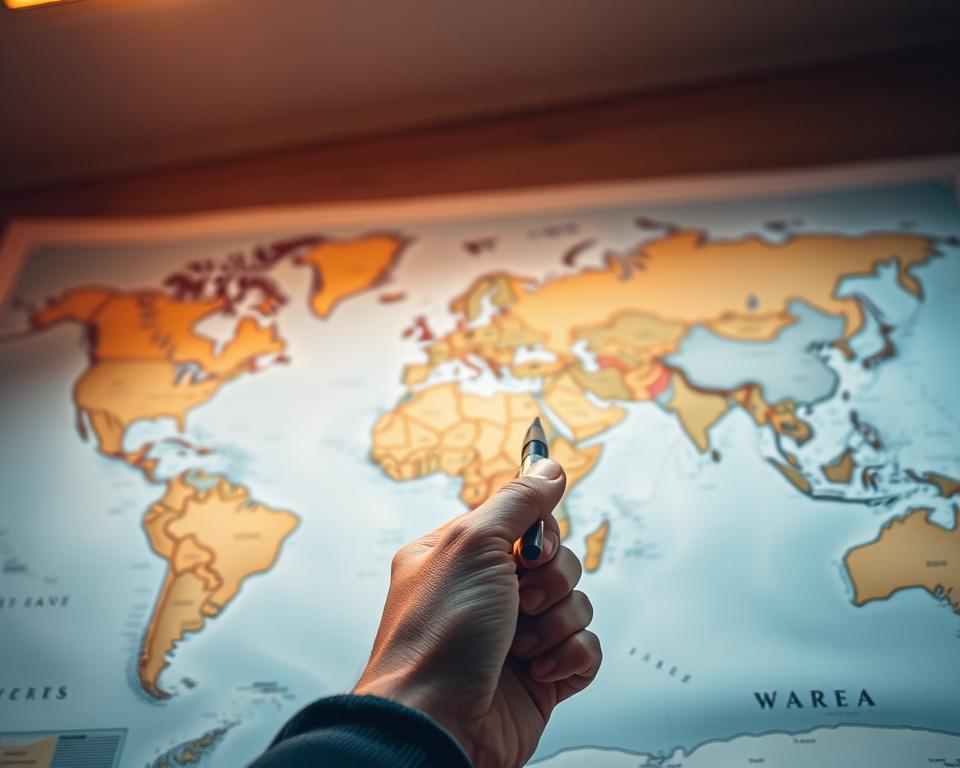 Weltreise Routenplanung