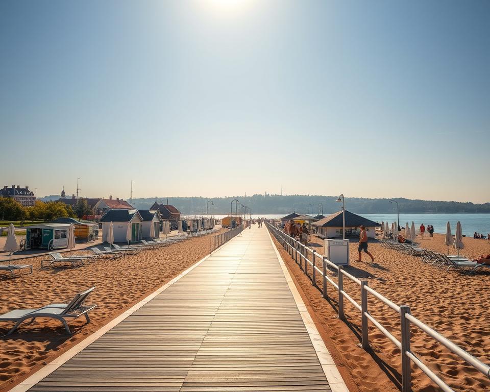Wismar Strand Infrastruktur