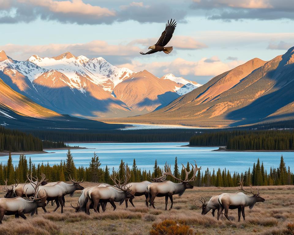 Yukon Wildtiere Beobachtung