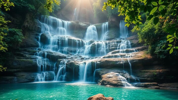 kuang si falls