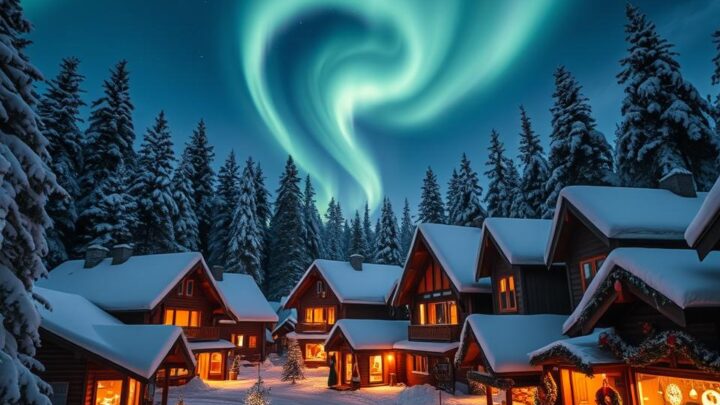 weihnachtsdorf finnland