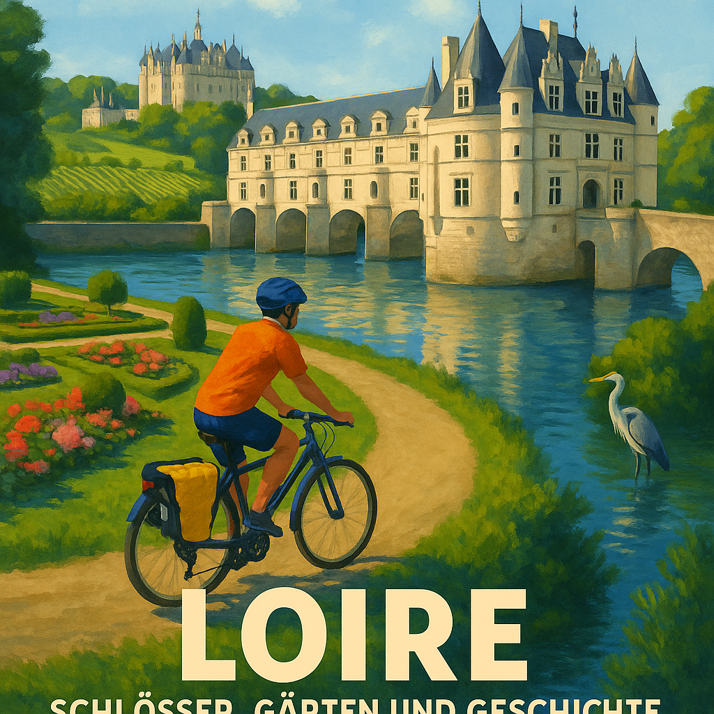 Eigene Anreise Frankreich – Loire: Radreise ab/an Tours 6 bzw. 7 Nächte Mittelklassehotels mit Frühstück Gepäcktransfer von Hotel zu Hotel