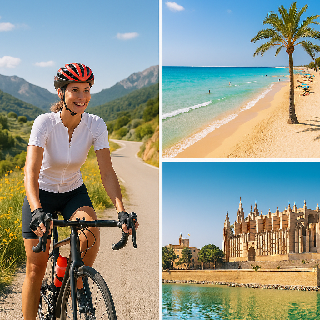 Erlebnisreisen Spanien – Mallorca: Radreise ab Playa de Palma inkl. Baden in Can Pastilla 12-tägig inkl. Flug 4-Sterne-Hotels mit Halbpension / 4-Ste