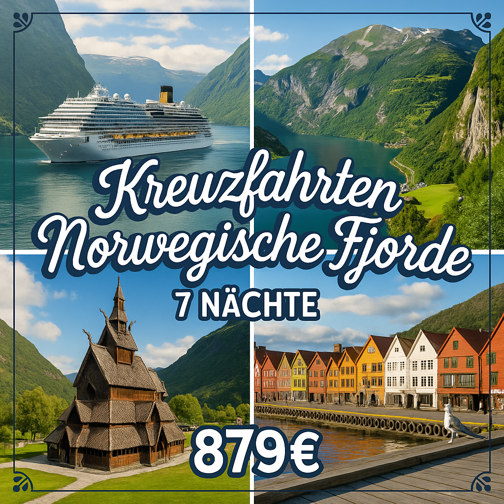 Kreuzfahrten Norwegische Fjorde: Kreuzfahrt mit Costa Diadema ab/an Kiel 7 Nächte Premium-Schiff Costa Diadema mit Vollpension Inkl. Trinkgelder i. W Kreuzfahrten Norwegische Fjorde: Kreuzfahrt mit Costa Diadema ab/an Kiel 7 Nächte Premium-Schiff Costa Diadema mit Vollpension Inkl. Trinkgelder i. W