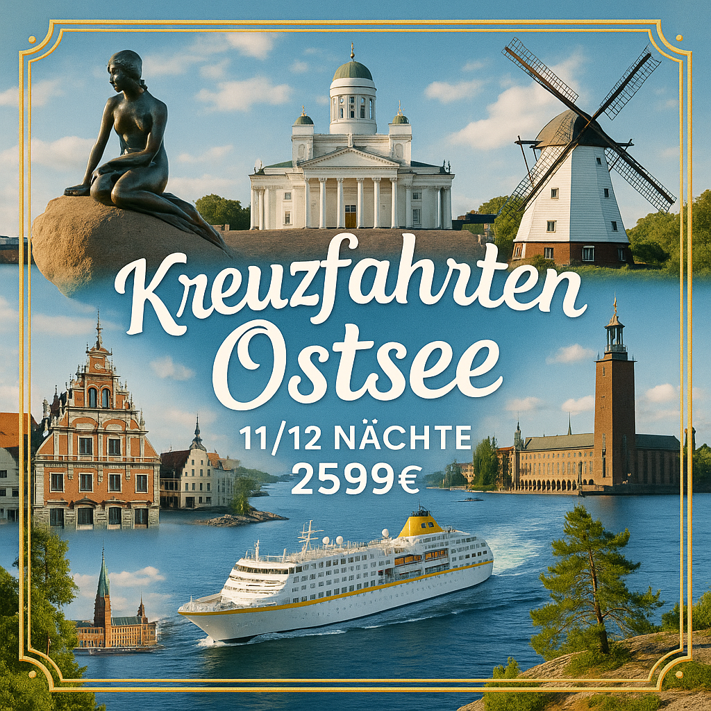 Kreuzfahrten Ostsee: Kreuzfahrt mit MS Hamburg ab Kiel oder Hamburg 11 bzw. 12 Nächte Premium-Schiff mit Vollpension 7 Länder auf einer Reise Kreuzfahrten Ostsee: Kreuzfahrt mit MS Hamburg ab Kiel oder Hamburg 11 bzw. 12 Nächte Premium-Schiff mit Vollpension 7 Länder auf einer Reise