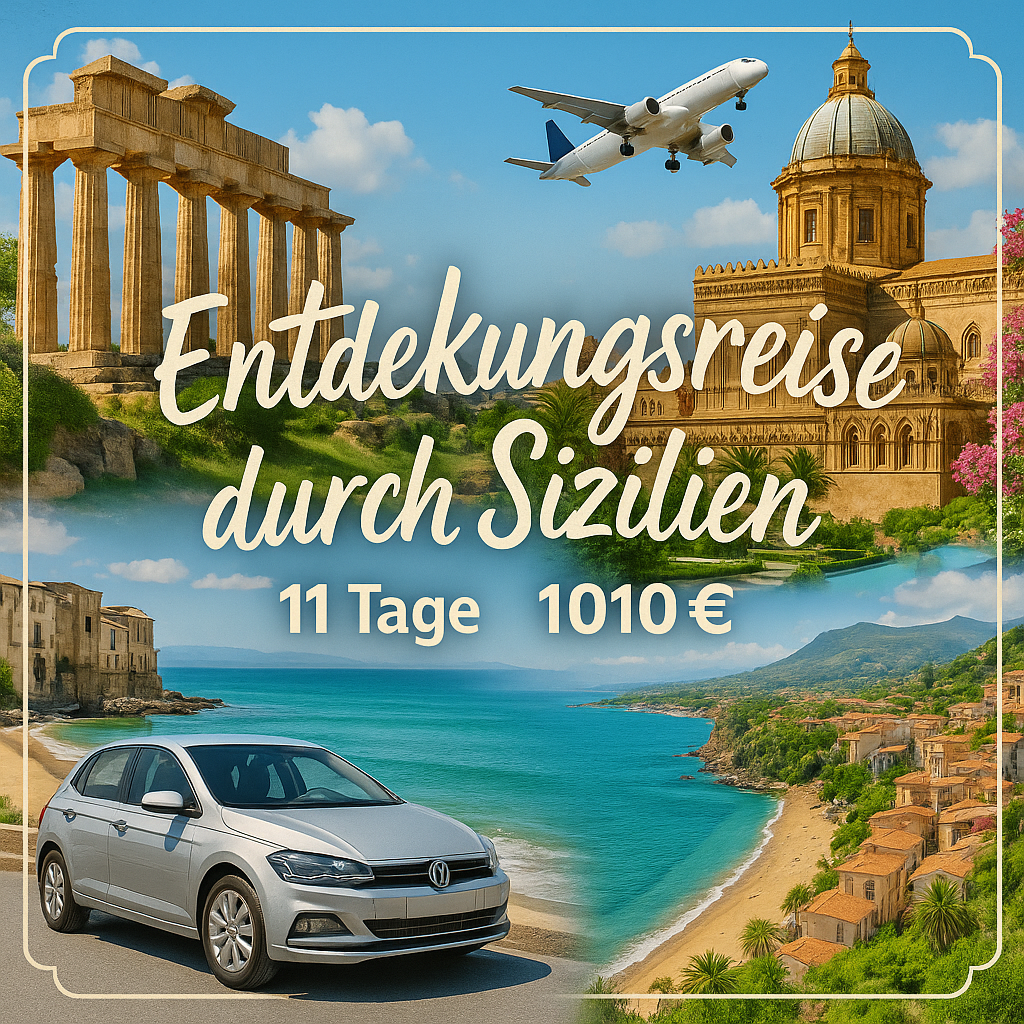 Rundreisen Italien - Sizilien: Flexible Mietwagen-Rundreise ab/an Catania: Entdeckungsreise durch Sizilien 9 Nächte Route, Dauer und weitere Reisebes Rundreisen Italien - Sizilien: Flexible Mietwagen-Rundreise ab/an Catania: Entdeckungsreise durch Sizilien 9 Nächte Route, Dauer und weitere Reisebes