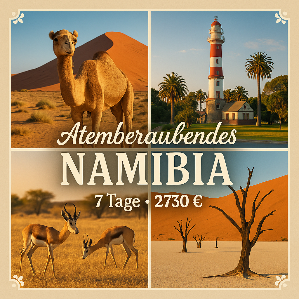 Rundreisen Namibia: Individuelle Rundreise ab/an Windhoek: Atemberaubendes Namibia 7 Nächte Vor- und Nachprogramm sowie weitere Reisebestandteile ind