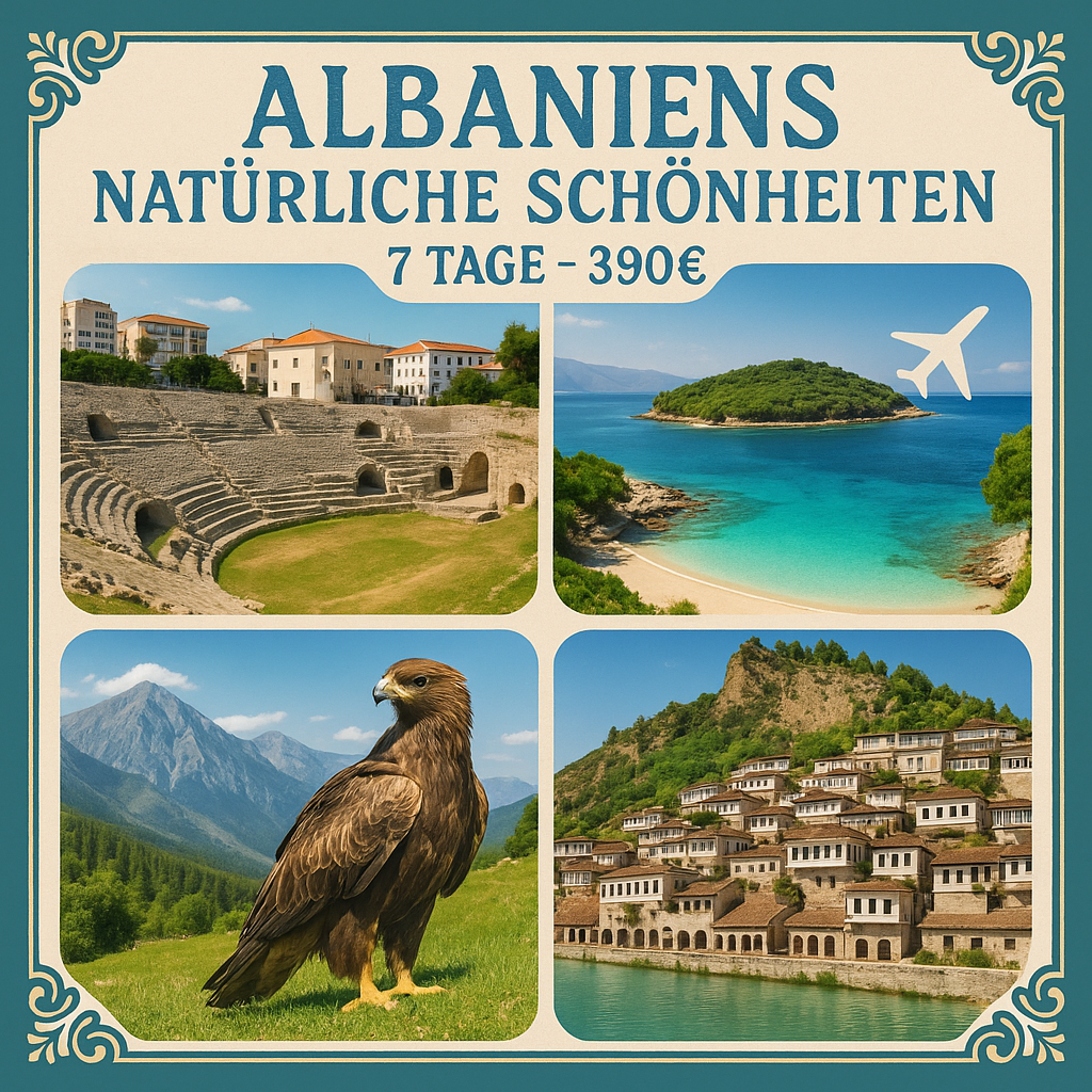 Rundreisen Albanien: Flexible Mietwagen-Rundreise ab/an Tirana: Albaniens natürliche Schönheiten 6 Nächte Route, Dauer und weitere Reisebestandteil Rundreisen Albanien: Flexible Mietwagen-Rundreise ab/an Tirana: Albaniens natürliche Schönheiten 6 Nächte Route, Dauer und weitere Reisebestandteil