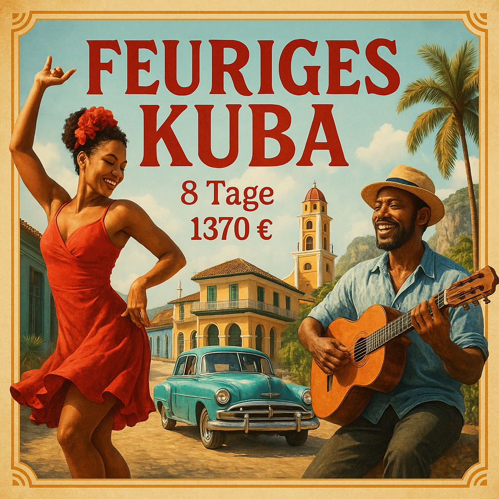 Rundreisen Kuba: Individuelle Rundreise ab Havanna bis Santa Clara: Feuriges Kuba 7 Nächte Vor- und Nachprogramm sowie weitere Reisebestandteile indi