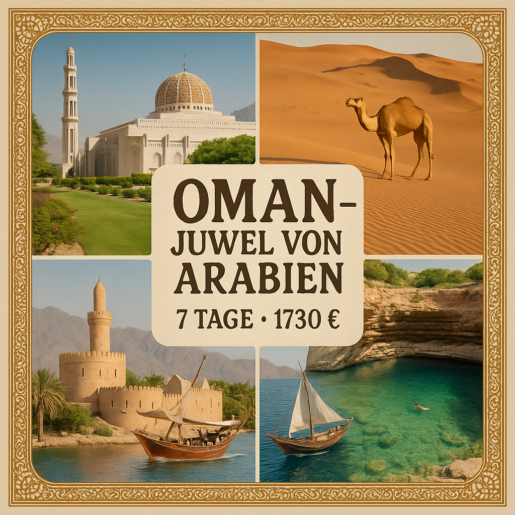 Rundreisen Oman - Erlebnisreise: Individuelle Rundreise ab/an Maskat: Oman - Juwel von Arabien 6 Nächte Vor- und Nachprogramm sowie weitere Reisebest