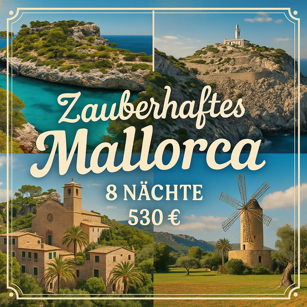 Rundreisen Spanien - Mallorca: Flexible Mietwagen-Rundreise ab/an Palma de Mallorca: Zauberhaftes Mallorca 7 Nächte Route, Dauer und weitere Reisebes Rundreisen Spanien - Mallorca: Flexible Mietwagen-Rundreise ab/an Palma de Mallorca: Zauberhaftes Mallorca 7 Nächte Route, Dauer und weitere Reisebes