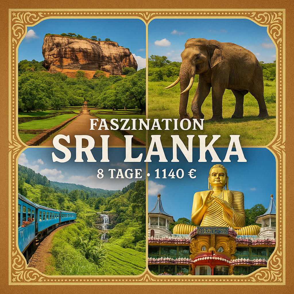 Rundreisen Sri Lanka : Individuelle Rundreise ab/bis Colombo: Sri Lanka 7 Nächte Vor- und Nachprogramm sowie weitere Reisebestandteile individuell w?