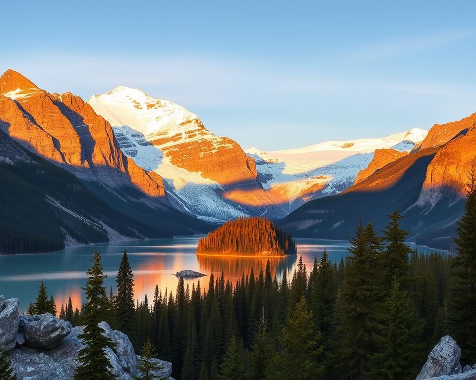 Highlights: Athabasca Glacier, Maligne Lake und Spirit Island