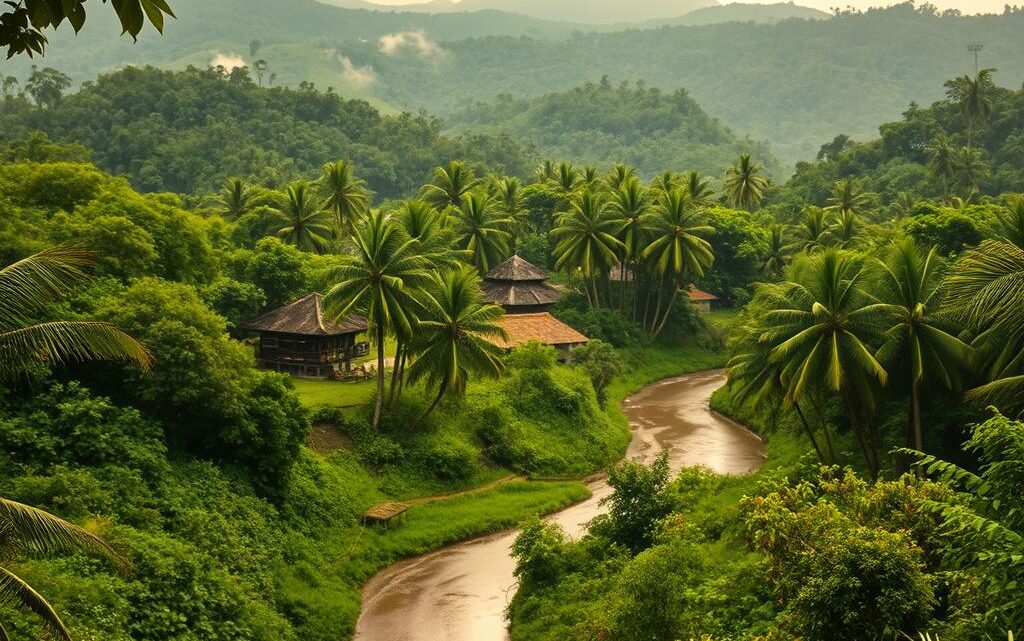 Regenzeit in Thailand
