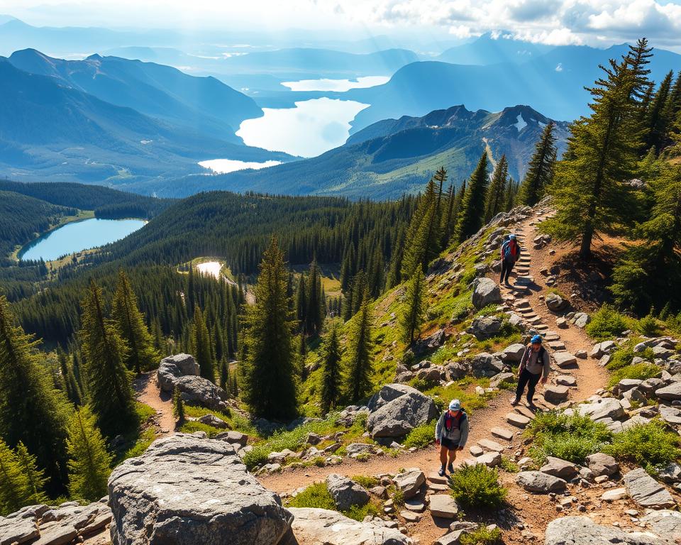 Routen und Trails: Von Tageswanderungen bis Mehrtagestouren