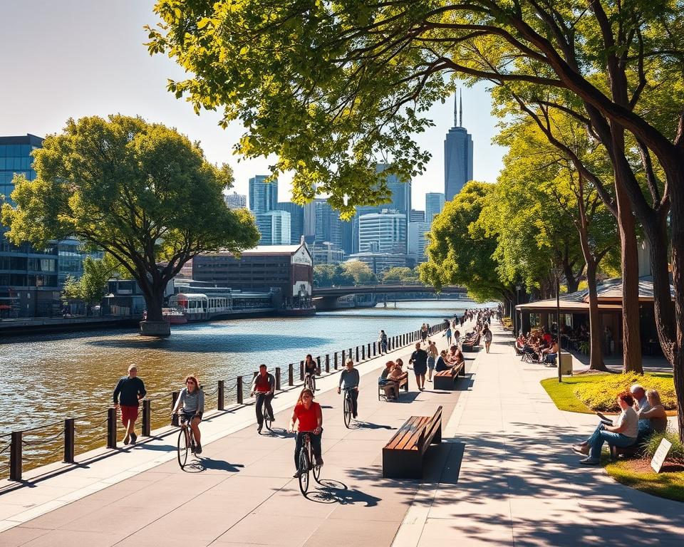 Yarra Promenade spaziergang