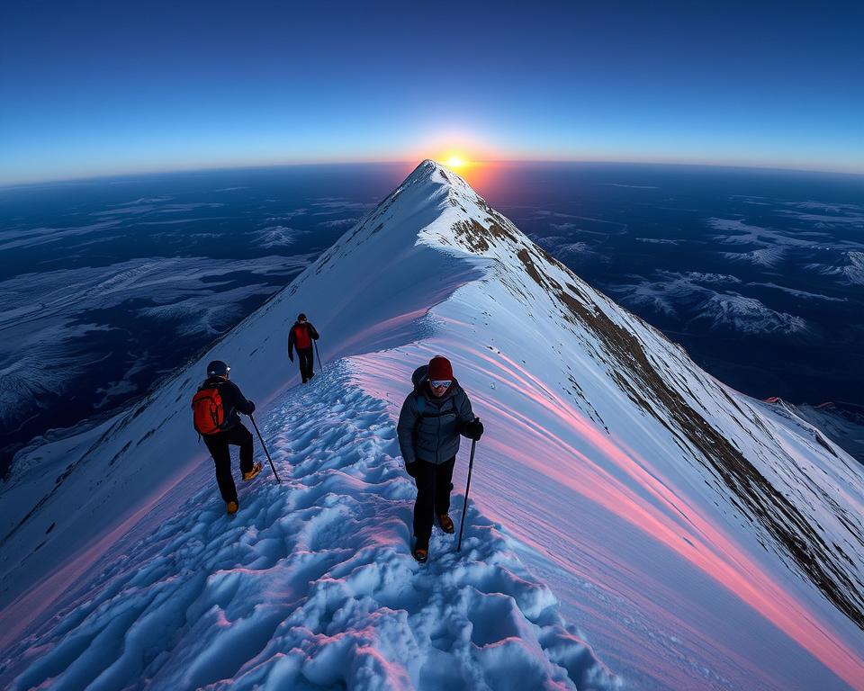 aufstieg gipfel cotopaxi