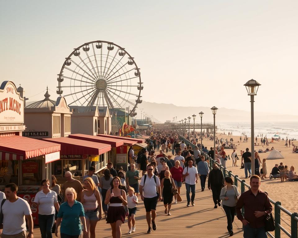 Aktivitäten am Santa Monica Pier