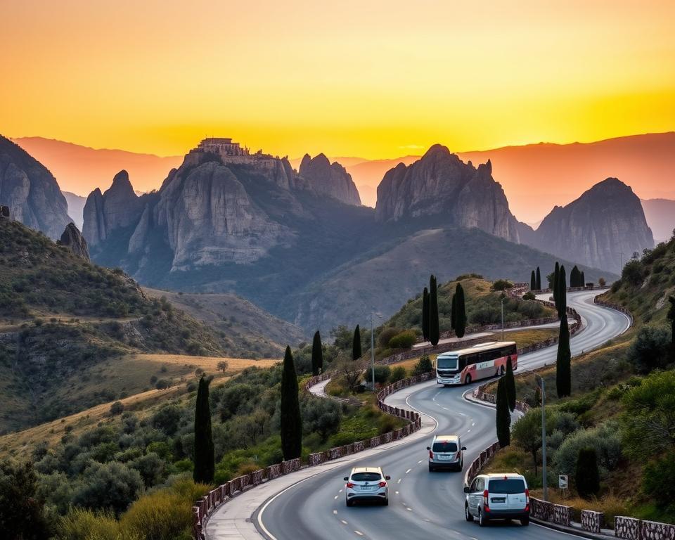 Anreise Meteora Mobilität