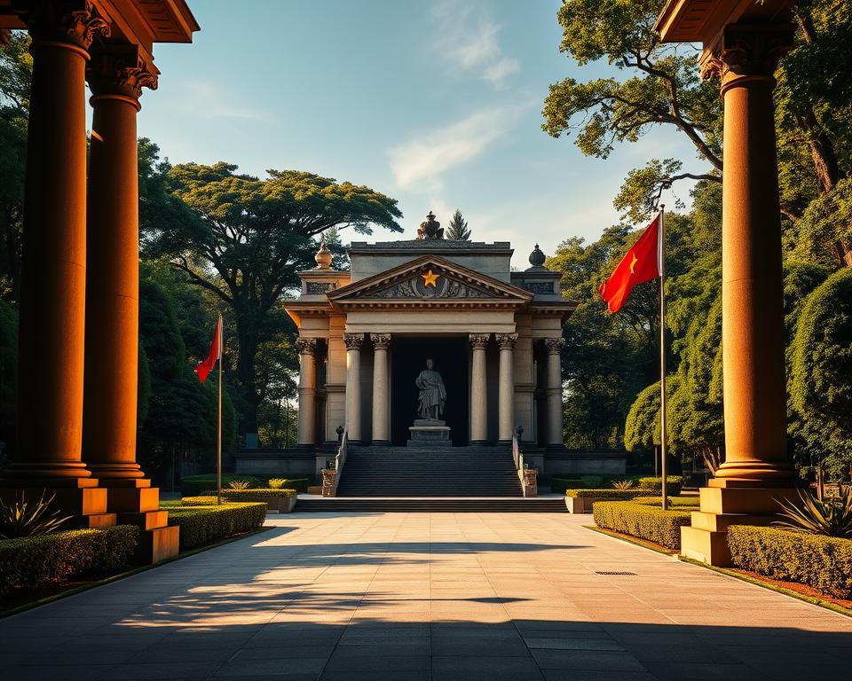 Anreise zum Ho-Chi-Minh-Mausoleum Anreise zum Ho-Chi-Minh-Mausoleum
