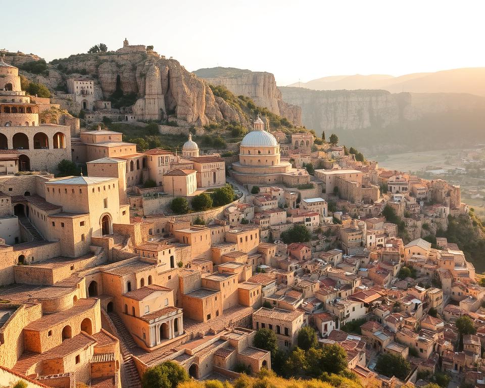Architektur Sassi Matera Felsenkirchen