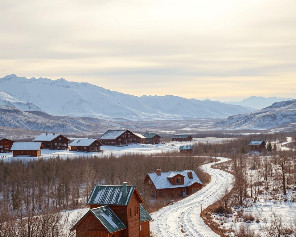 Arktische Siedlungen und Gemeinden