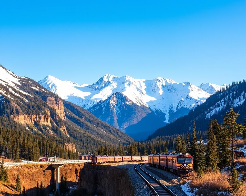 Aussicht von der White Pass Yukon Route Railway