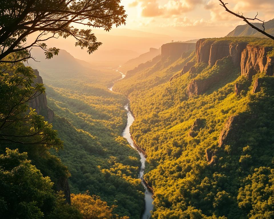 Aussichtspunkt Wanderwege Black River Gorges