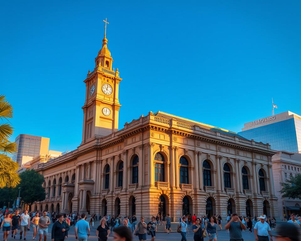 Brisbane City Hall historisches Gebäude Brisbane City Hall historisches Gebäude
