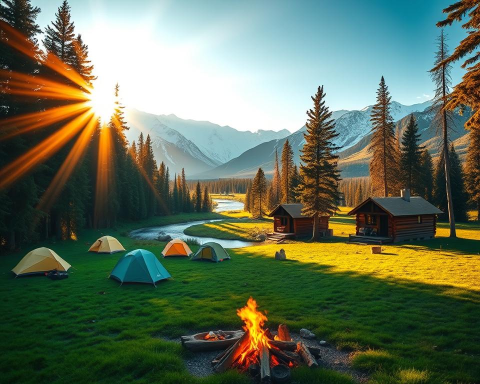 Campingplatz im Denali Nationalpark