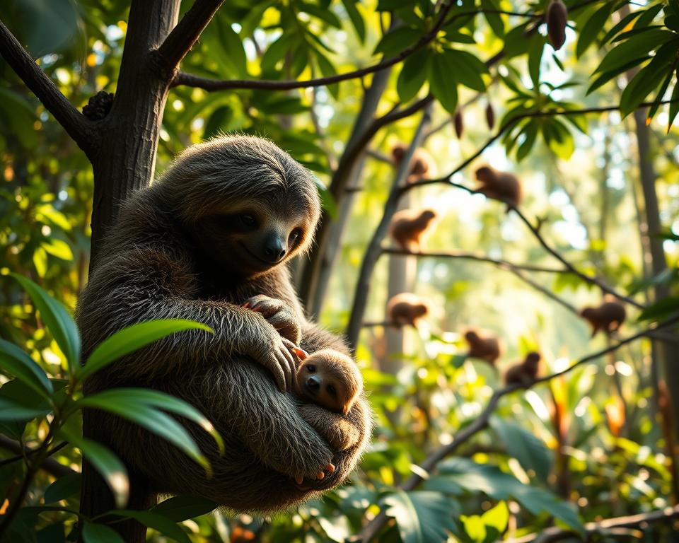 Faultier Fortpflanzung Nachwuchs