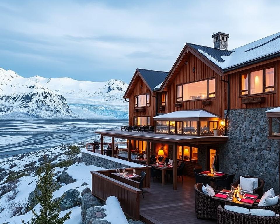 Hotel und Restaurant in der Arktis
