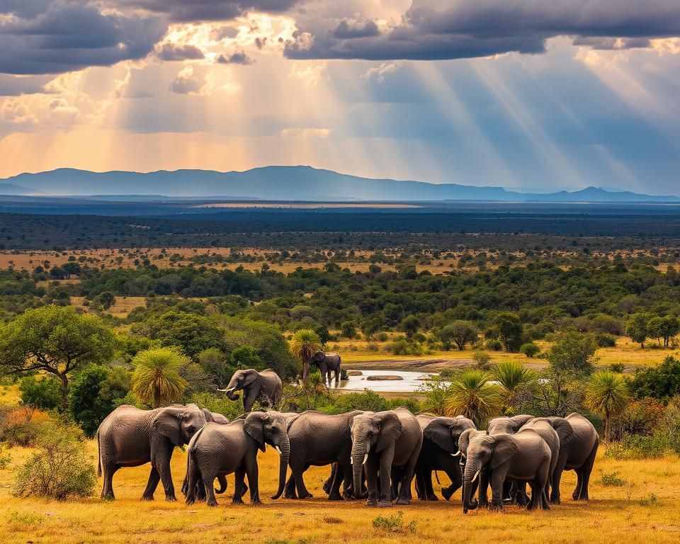Hwange Nationalpark Geschichte