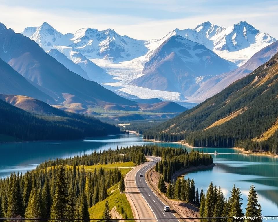 Icefields Parkway Landschaft Icefields Parkway Landschaft