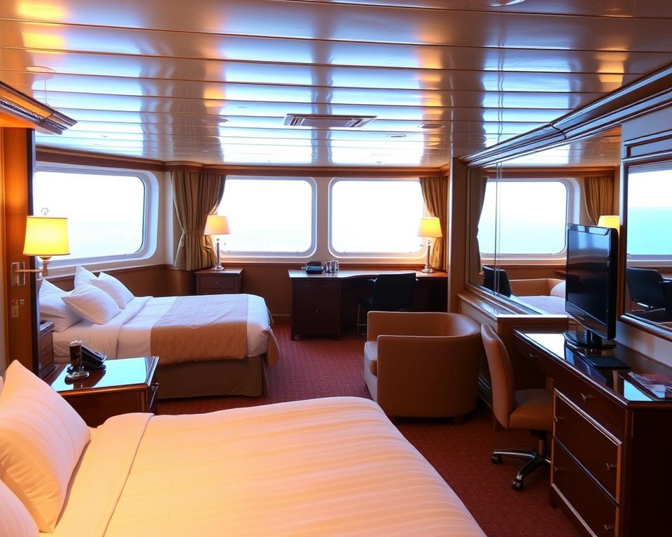 Kabinen auf dem Schiff