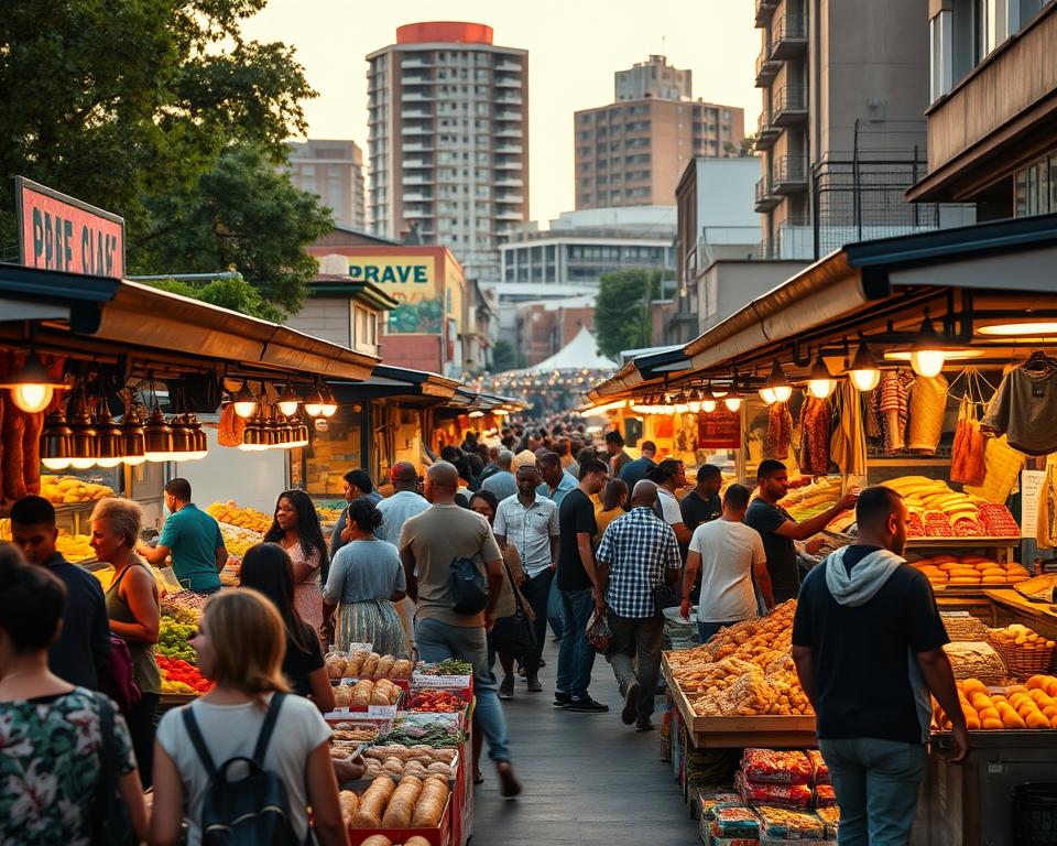 Kulinarische Entdeckungen Johannesburg Märkte Cafés